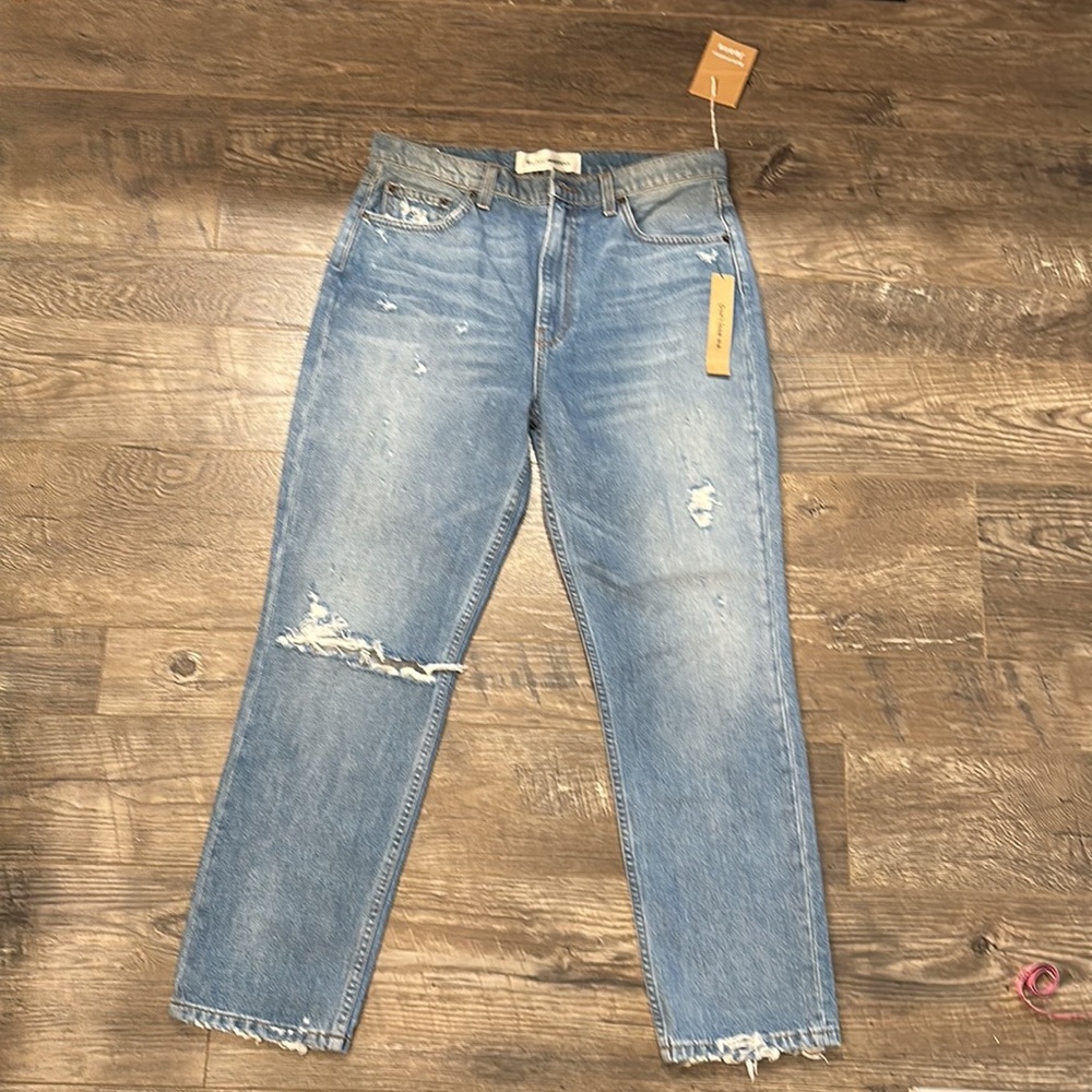 Reformation Julia Crop Cigarette Jeans Size 30 - Picture 2 of 9
